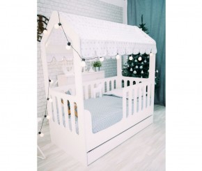 Кровать-домик с ящиком 800*1600 (Белый) в Нижнем Тагиле - nizhniy-tagil.ok-mebel.com | фото 2