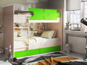 Кровать двухъярусная "Тетрис" (щиты) с бортиками + ящики в Нижнем Тагиле - nizhniy-tagil.ok-mebel.com | фото