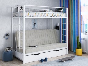 Кровать двухъярусная с диваном "Мадлен-ЯЯ" с ящиками в Нижнем Тагиле - nizhniy-tagil.ok-mebel.com | фото
