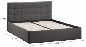 Кровать двуспальная Джоли с ПМ Тип 1 в Нижнем Тагиле - nizhniy-tagil.ok-mebel.com | фото 4