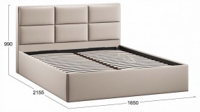 Кровать двуспальная Стелла с ПМ Тип 1 в Нижнем Тагиле - nizhniy-tagil.ok-mebel.com | фото 3