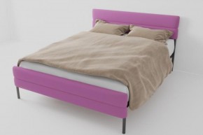 Кровать Горизонт Мини с ортопедическим основанием 800 (велюр розовый) в Нижнем Тагиле - nizhniy-tagil.ok-mebel.com | фото