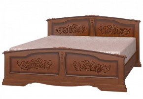 ЕЛЕНА Кровать из массива 1200 (Орех) в Нижнем Тагиле - nizhniy-tagil.ok-mebel.com | фото