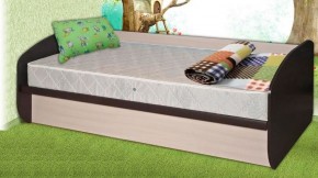 Кровать КД-1.8 с подъемным механизмом (Венге/Дуб молочный) в Нижнем Тагиле - nizhniy-tagil.ok-mebel.com | фото