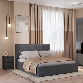 Кровать Линда КР-16 (Графит) 1600 в Нижнем Тагиле - nizhniy-tagil.ok-mebel.com | фото 2