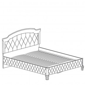 Кровать с обивкой №488 Марлен (1600) Кремовый белый в Нижнем Тагиле - nizhniy-tagil.ok-mebel.com | фото 2