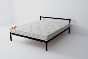 Кровать Мета с матрасом 800 (черный) в Нижнем Тагиле - nizhniy-tagil.ok-mebel.com | фото 1