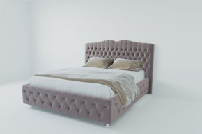 Кровать Нягань с ПМ 900 (велюр темно-серый) в Нижнем Тагиле - nizhniy-tagil.ok-mebel.com | фото 2