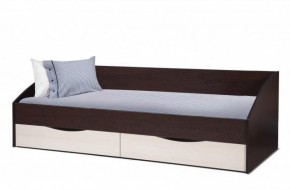 Кровать одинарная "Фея - 3" симметричная New (2000Х900) венге/вудлайн кремовый в Нижнем Тагиле - nizhniy-tagil.ok-mebel.com | фото