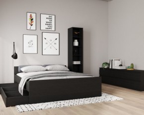 Кровать ОРИОН двухспальная с ортопедическим основанием 160х200, цвет Дуб Венге в Нижнем Тагиле - nizhniy-tagil.ok-mebel.com | фото 3