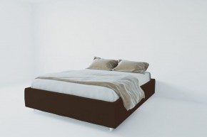 Кровать Подиум с ортопедическим основанием 900 (экокожа коричневая) в Нижнем Тагиле - nizhniy-tagil.ok-mebel.com | фото