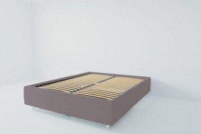 Кровать Подиум с ортопедическим основанием 900 (велюр темно-серый) в Нижнем Тагиле - nizhniy-tagil.ok-mebel.com | фото 2