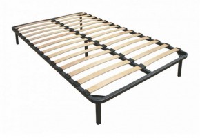 Кровать "Вена" 1400 СТАНДАРТ Вариант 3 Мора коричневый + ортопедическое основание на 5 опорах в Нижнем Тагиле - nizhniy-tagil.ok-mebel.com | фото 2