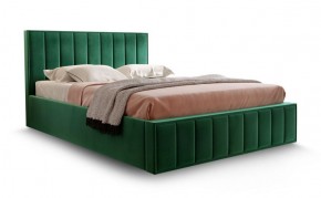 Кровать "Вена" 1400 СТАНДАРТ Вариант 1 Мора зеленый + бельевой ящик с кроватным основанием и подъемным механизмом в Нижнем Тагиле - nizhniy-tagil.ok-mebel.com | фото