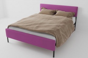 Кровать Стандарт Мини с ортопедическим основанием 800 (велюр розовый) в Нижнем Тагиле - nizhniy-tagil.ok-mebel.com | фото 1