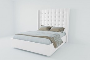 Кровать Венеция ЛЮКС с ПМ 900 (экокожа белая) в Нижнем Тагиле - nizhniy-tagil.ok-mebel.com | фото 2