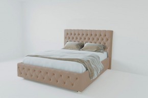 Кровать Версаль с ПМ 1200 (велюр серый) в Нижнем Тагиле - nizhniy-tagil.ok-mebel.com | фото 1