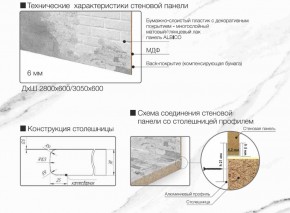 Кухонный фартук со столешницей (А-04) в едином стиле (3050 мм) в Нижнем Тагиле - nizhniy-tagil.ok-mebel.com | фото 7