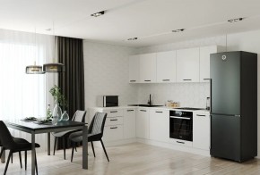Кухонный гарнитур Белый Глянец 2600*1600 (Стол. 26мм) в Нижнем Тагиле - nizhniy-tagil.ok-mebel.com | фото