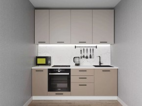 Кухонный гарнитур Каппучино 2200 h950 (Стол. 38мм) в Нижнем Тагиле - nizhniy-tagil.ok-mebel.com | фото