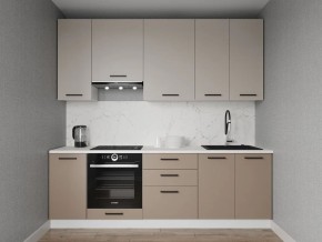 Кухонный гарнитур Каппучино 2400 h950 (Стол. 26мм) в Нижнем Тагиле - nizhniy-tagil.ok-mebel.com | фото