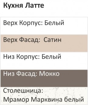 Кухонный гарнитур Латте 1800 (Стол. 26мм) в Нижнем Тагиле - nizhniy-tagil.ok-mebel.com | фото 3