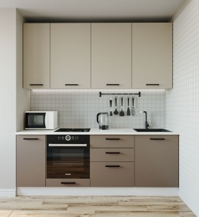Кухонный гарнитур Латте 2200 (Стол. 26мм) в Нижнем Тагиле - nizhniy-tagil.ok-mebel.com | фото