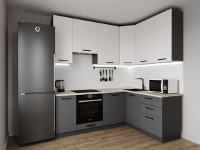 Кухонный гарнитур Меренга 2200*1600 h950 (Стол. 26мм) в Нижнем Тагиле - nizhniy-tagil.ok-mebel.com | фото