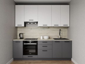 Кухонный гарнитур Меренга 2400 h950 (Стол. 26мм) в Нижнем Тагиле - nizhniy-tagil.ok-mebel.com | фото