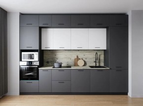 Кухонный гарнитур Меренга 3400 (Стол. 38мм) в Нижнем Тагиле - nizhniy-tagil.ok-mebel.com | фото
