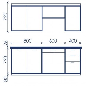 Кухонный гарнитур Ольвия-6 (1.8м) в Нижнем Тагиле - nizhniy-tagil.ok-mebel.com | фото 4