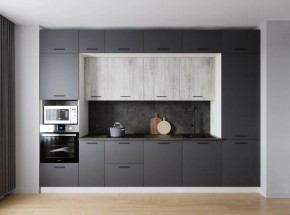 Кухонный гарнитур Санторини 3400 (Стол. 38мм) в Нижнем Тагиле - nizhniy-tagil.ok-mebel.com | фото