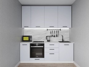 Кухонный гарнитур Смоки 2200 h950 (Стол. 38 мм) в Нижнем Тагиле - nizhniy-tagil.ok-mebel.com | фото