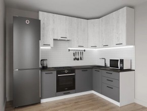 Кухонный гарнитур угловой Санторини 2200*1600 h950 (Стол. 38мм) в Нижнем Тагиле - nizhniy-tagil.ok-mebel.com | фото