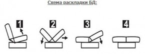 ЛАУРА ЛЮКС Диван Лаура Люкс БД+2подушки в Нижнем Тагиле - nizhniy-tagil.ok-mebel.com | фото 7
