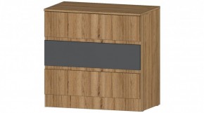 ЛЕНОРА Комод 3 ящика (графит) в Нижнем Тагиле - nizhniy-tagil.ok-mebel.com | фото