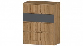 ЛЕНОРА Комод 4 ящика (графит) в Нижнем Тагиле - nizhniy-tagil.ok-mebel.com | фото
