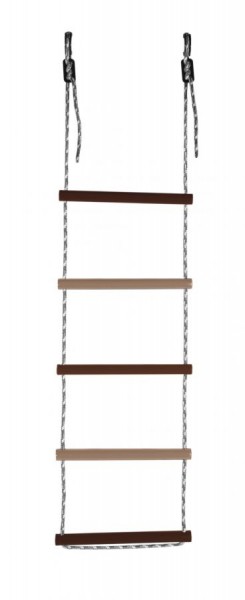 Лестница веревочная 5 перекладин цв.коричневый, бежевый D=30 в Нижнем Тагиле - nizhniy-tagil.ok-mebel.com | фото
