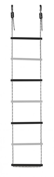 Лестница веревочная 7 перекладин цв.черный, белый D=25  в Нижнем Тагиле - nizhniy-tagil.ok-mebel.com | фото