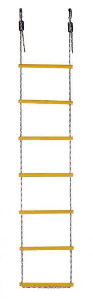 Лестница веревочная 7 перекладин цв.желтый D=25  в Нижнем Тагиле - nizhniy-tagil.ok-mebel.com | фото