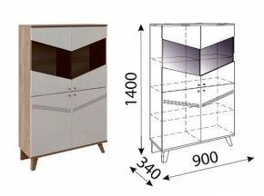 Лимба (гостиная) М04 Сервант в Нижнем Тагиле - nizhniy-tagil.ok-mebel.com | фото