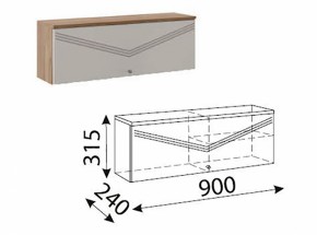 Лимба (гостиная) М10 Шкаф навесной малый в Нижнем Тагиле - nizhniy-tagil.ok-mebel.com | фото