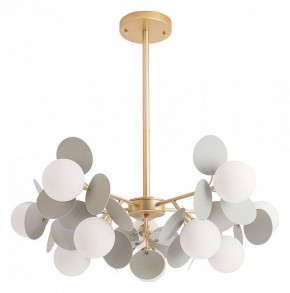 Люстра на штанге Arte Lamp Peacock A1369SP-10GY в Нижнем Тагиле - nizhniy-tagil.ok-mebel.com | фото