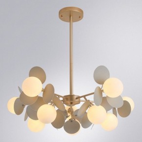 Люстра на штанге Arte Lamp Peacock A1369SP-10GY в Нижнем Тагиле - nizhniy-tagil.ok-mebel.com | фото 2