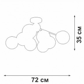 Люстра на штанге Vitaluce V3772 V3772-8/8PL в Нижнем Тагиле - nizhniy-tagil.ok-mebel.com | фото 4