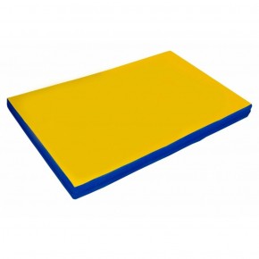 Мат гимнастический 2х1х0,08м цв. синий-желтый в Нижнем Тагиле - nizhniy-tagil.ok-mebel.com | фото