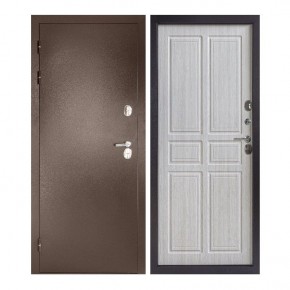 Металлическая дверь НОРД (Термодверь) 2050*980/ПРАВАЯ (Медный Антик/Лиственница белая) в Нижнем Тагиле - nizhniy-tagil.ok-mebel.com | фото