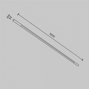Модульный светильник Maytoni Basis C100CL-L1000-24W3-6K-BS в Нижнем Тагиле - nizhniy-tagil.ok-mebel.com | фото 6