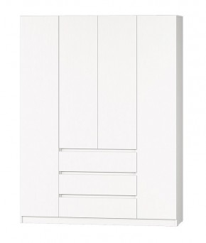 МС "Хилтон" Шкаф №1 1600 (Белый текстурный) в Нижнем Тагиле - nizhniy-tagil.ok-mebel.com | фото 2