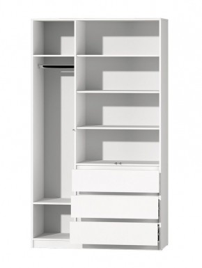 МС "Хилтон" Шкаф №2 1200 (Белый текстурный) в Нижнем Тагиле - nizhniy-tagil.ok-mebel.com | фото 3
